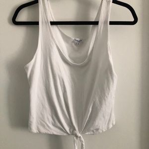 Splendid White Crop Top Size M